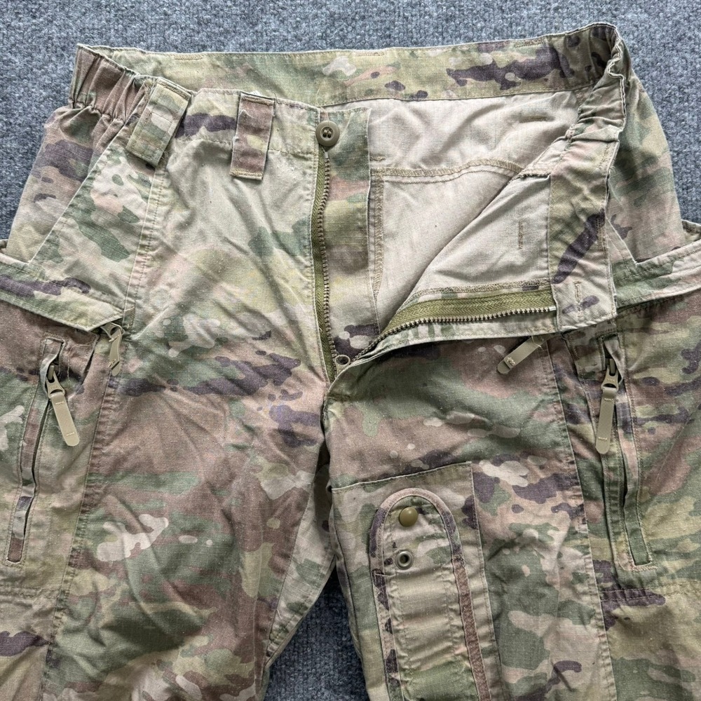 Massif Flight Suit Pants Women's Size L Regular MultiCam Full Length FR Tactical